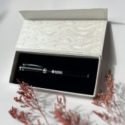 【團購商品，10支起做】高師大經典典雅鋼珠筆禮盒_琴鍵黑