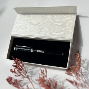 【團購商品，10支起做】高師大經典典雅鋼珠筆禮盒_琴鍵黑