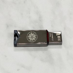 【團購商品，10個起做】高師大鏡面金屬款威剛ADATA隨身碟64G