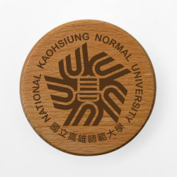 【團購商品，30件起做】NKNU 櫸木原木杯墊（圓形）