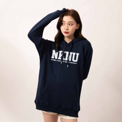 NKNU經典款刷毛帽T_深藍