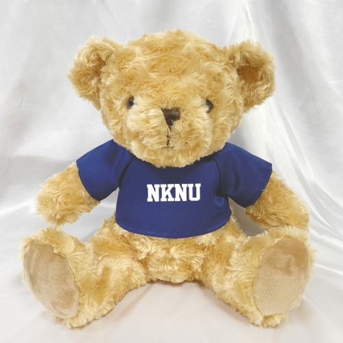 【團購商品，10隻起做】NKNU微笑小熊_藍