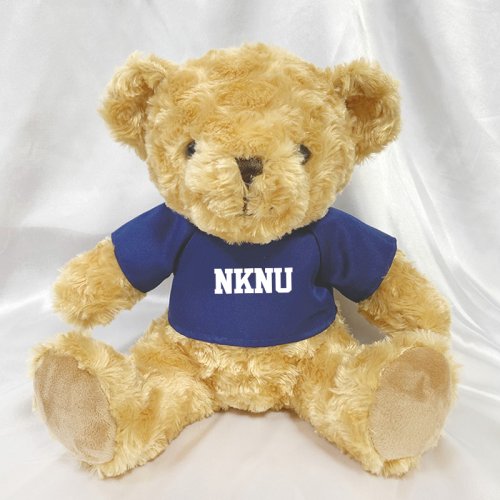 【團購商品，10隻起做】NKNU微笑小熊_藍