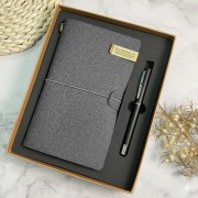 【團購商品，10個起做】高師大旅行手札書寫禮盒_霧黑組/皮革組(可混色)