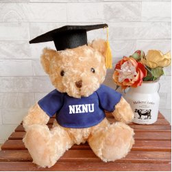 【團購商品，10隻起做】NKNU畢業小熊_藍