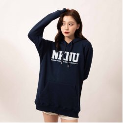 NKNU經典款刷毛帽T_深藍