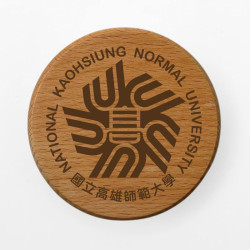【團購商品，30件起做】NKNU 櫸木原木杯墊（圓形）